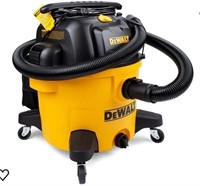 DEWALT 9 Gallon Poly Wet/Dry Vac, Yellow