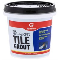 Red Devil 042260 Pre-Mixed Tile Grout, 1/2 Pint,