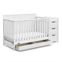 Graco Hadley 5-in-1 Convertible Crib and Changer