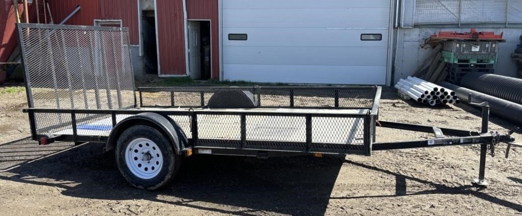 2018 single axle utility trailer - with ownership