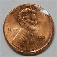 2021 Lincoln Cent Off Center Punch