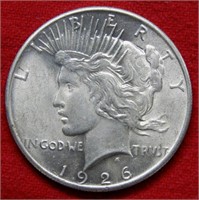 1926 Peace Silver Dollar