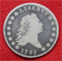 1795 Flowing Hair Silver Half Dollar