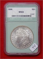 1896 Morgan Silver Dollar   ***