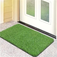 OLanto Artificial Grass Door Mat, Turf Grass
