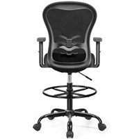 Primy Drafting Chair Ergonomic Tall Office Chair,