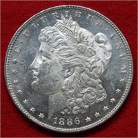 1886 Morgan Silver Dollar - - Proof Like