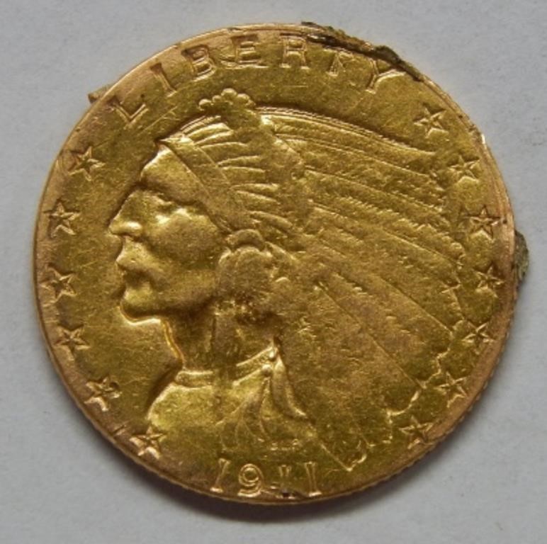 1911 D? $2.50 Gold Coin