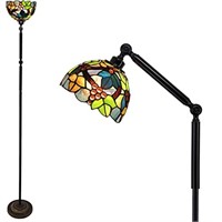 ZJART Tiffany Floor Lamp Torches Stained Glass
