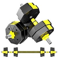 Adjustable-Weights-Dumbbells Set,Non-Rolling