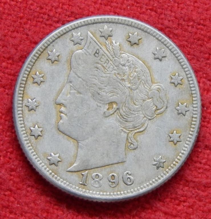 1896 Liberty V Nickel