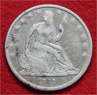 1841 O Seated Liberty Silver Half Dollar