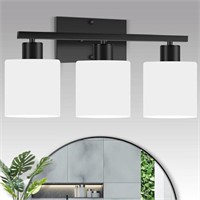 CANMEIJIA 3-Light Bathroom Vanity Light Fixtures,