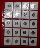 (20) Proof Jefferson Nickels