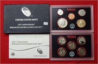 2017 Enhanced UNC Coin Set - 10 Coins Total