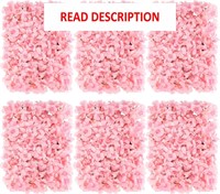 $42  Omldggr 6Pk 12x16 Pink Flower Wall Panels