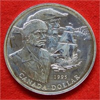 1995 Canada Silver Dollar - Hudson Bay Co Commem
