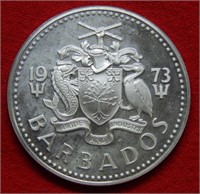 1973 Barbados Silver $5 Commemorative