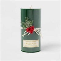 Threshold Scented Pillar Candle Balsam Forest