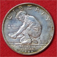 1925 S California Silver Commem Half Dollar