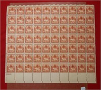 Sheet of US Stamp - 3 Cent- Fort Bliss Centennial