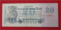 1923 German Bank Note