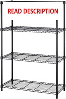 $50  4 Tier Metal Shelf 14x30x48  - Black
