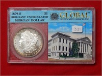 1879 S Morgan Silver Dollar - w/ Story