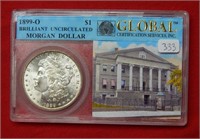 1899 O Morgan Silver Dollar - w/ Story