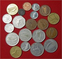 (20) Irish Coins