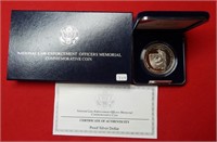 1997 National Law Enforcement Proof Silver Dollar