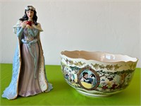 Lenox Snow White Figurine & LE Anniversary Bowl