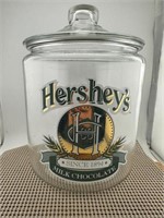Hershey’s glass jar with lid