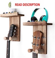$28  Keebofly Wall Mount  2 Pack Guitar Hangers