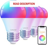 $30  Linkind Smart Bulbs  A19 E26 2.4Ghz  4 Pack