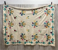 Vintage Handmade Quilt Topper