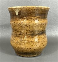1980 Artist Signed Studio Art Pottery Vase