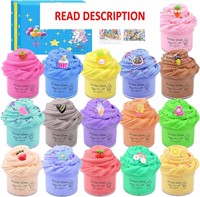 $10  Butter Slime Kit  16 Colors  A-16 Pack