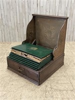 Antique Wooden Account Register