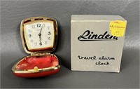 Vintage Linden No.496 Travel Alarm Clock NOS