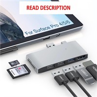 $25  USB 3.0 Hub 4K HDMI  SD for Surface Pro 6/5/4