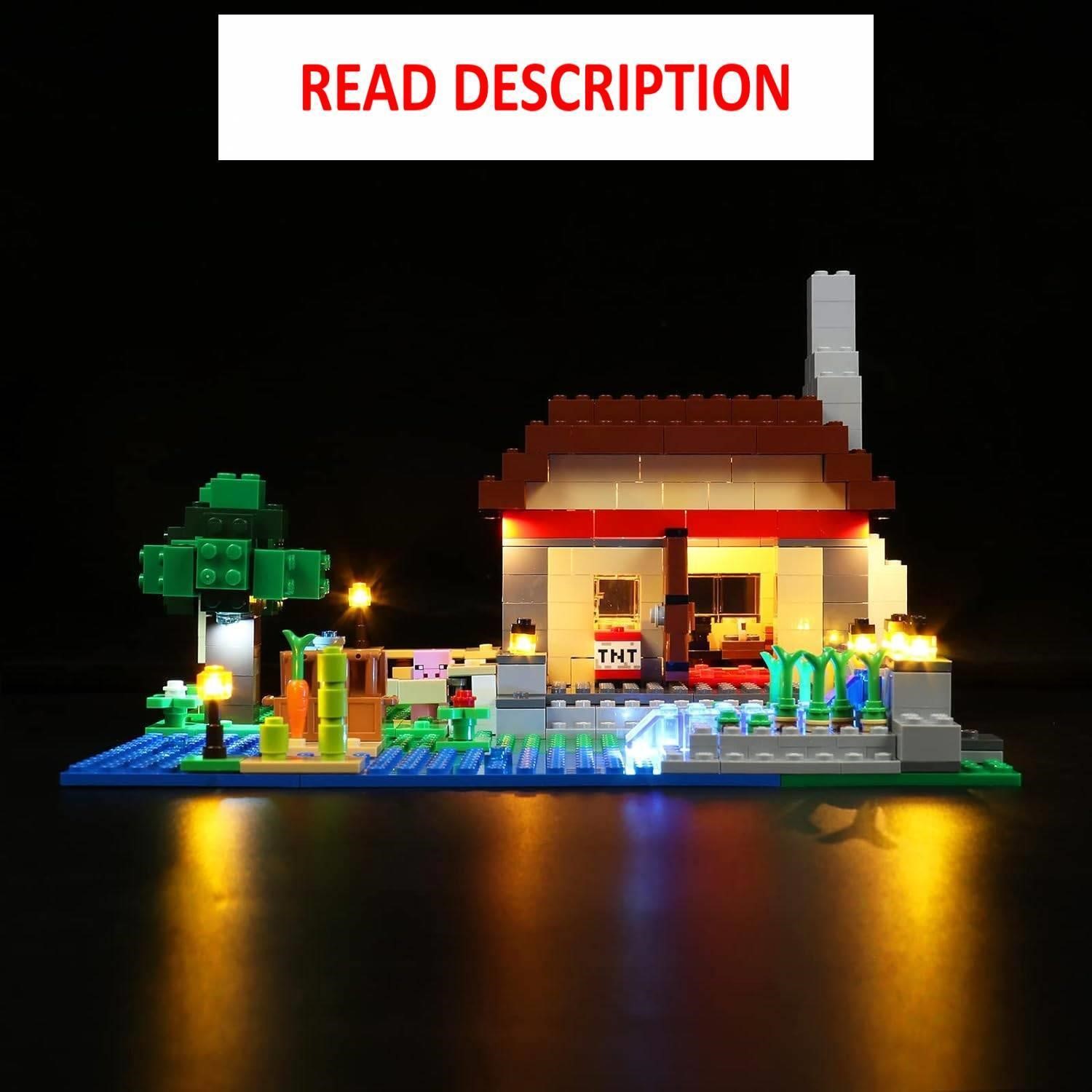 $28  BrickBling Kit for Lego Minecraft  LED