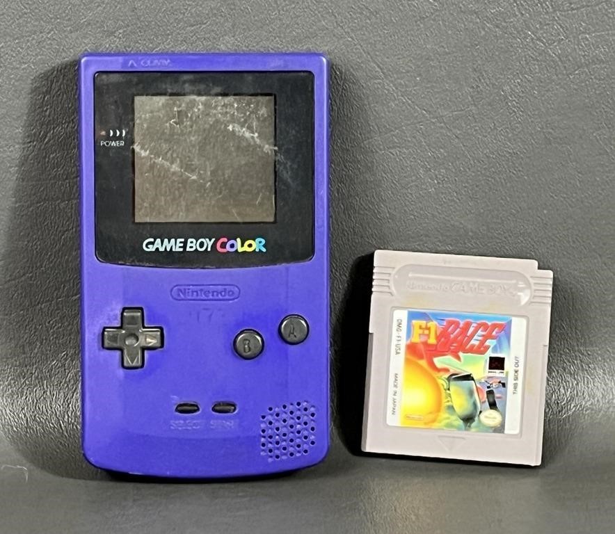 Game Boy Color Handheld Console & Game *Purple