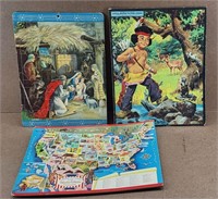 Vintage Cardboard Puzzles