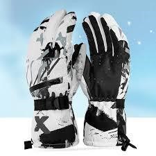 wirlsweal 1Pair Ski Gloves Waterproof Wind-proof F