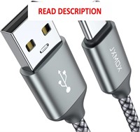 $7  USB C Cable  3A Fast Charging  3.3ft 2-Pack