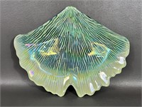Art Glass Ginkgo Leaf Tray