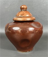 Stoneware Covered Jar