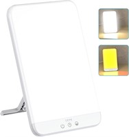 $25  UV-Free Light Therapy Lamp  10000 Lux  White