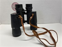 Kalimar 7 x 35 Binoculars w/Leather Strap